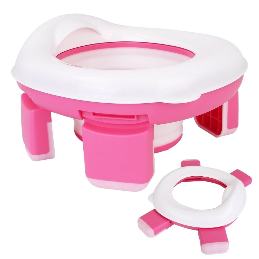 Jool Baby Potty Training Seat For Boys And Girls, Fits Round & Oval Toilets, Non-Slip With Splash Guard, Includes Free Storage Hook (Gray)