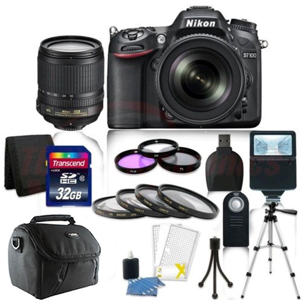 Nikon D7100 Digital Slr Camera With 18-105mm Lens And