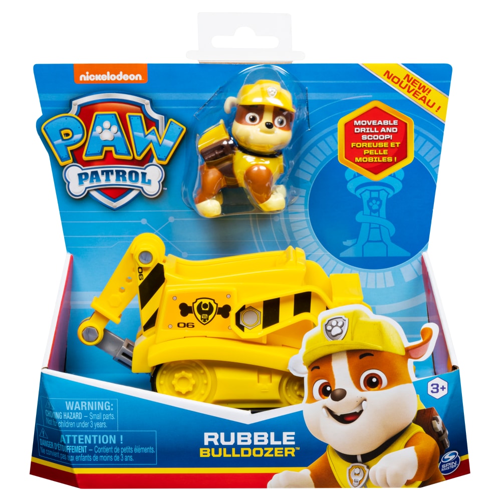 paw patrol bulldozer toy