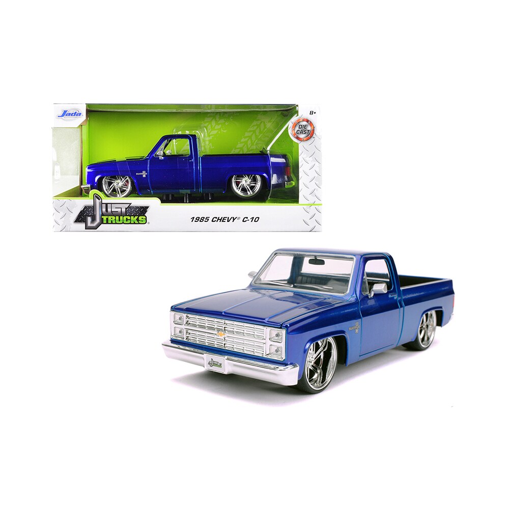 Jada 1 1985 Chevrolet Silverado C 10 Pickup Truck Candy Blue Just Trucks 1 By 24 Diecas 1 Smith S Food And Drug