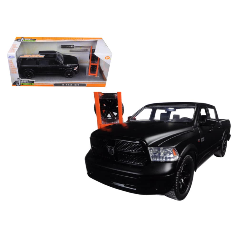 JADA JUST TRUCKS 2014 DODGE RAM 1500 BLACK 1:24 STOCK