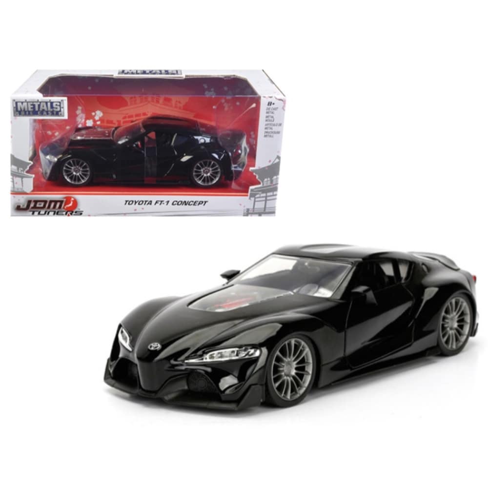 【ネット限定】 Concept FT-1 Toyota Black Car Model Diecast 1/24 Tuners JDM Jada Toys