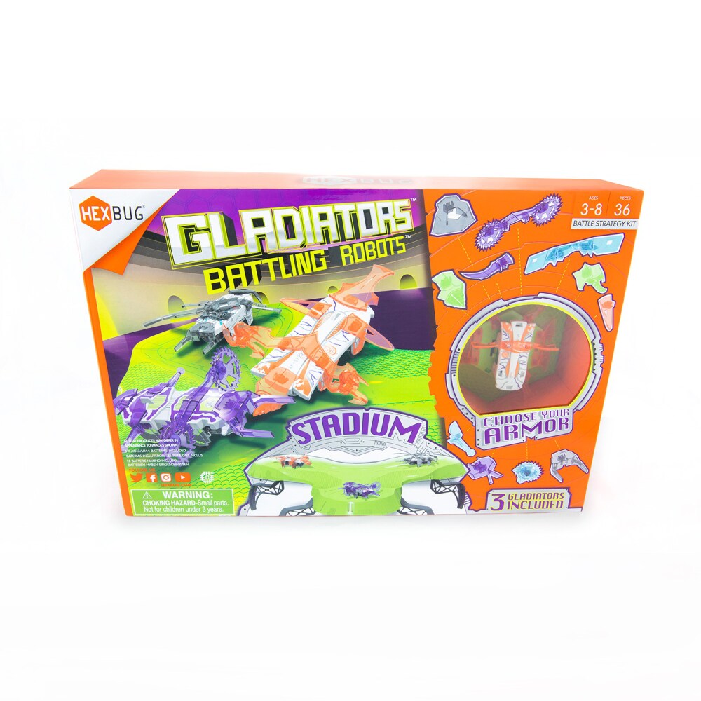 hexbug gladiators battling robots stadium