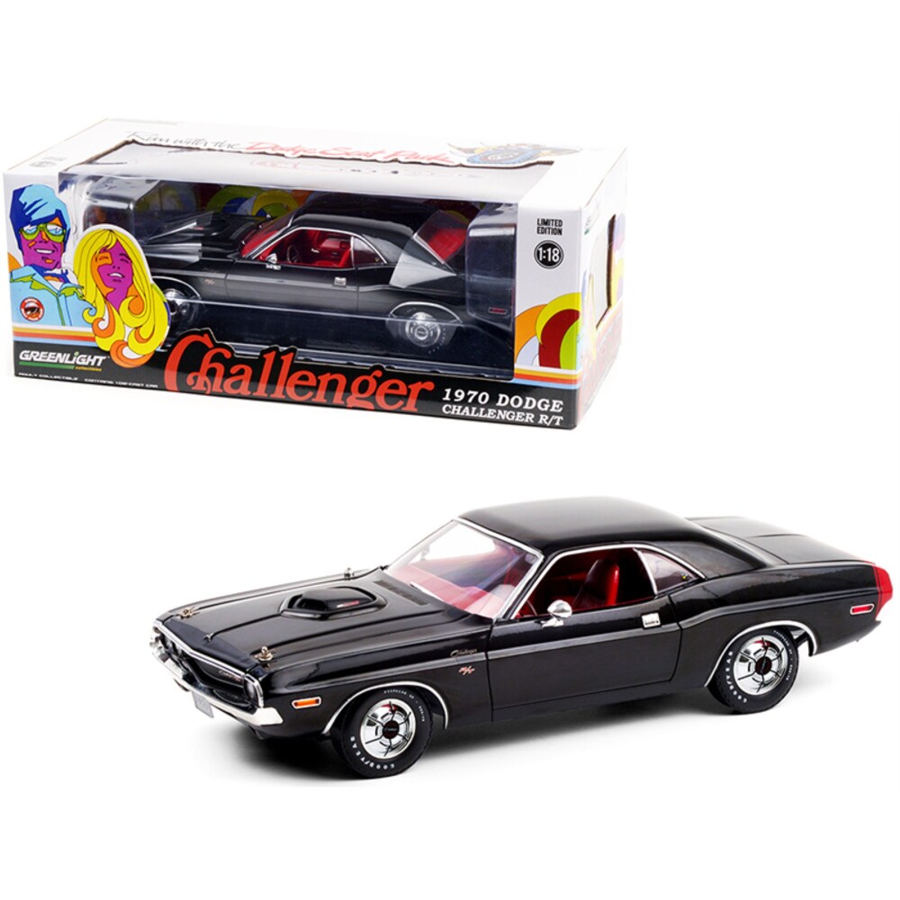 1970 Dodge Challenger R/T 440 Six Pack Black with Red