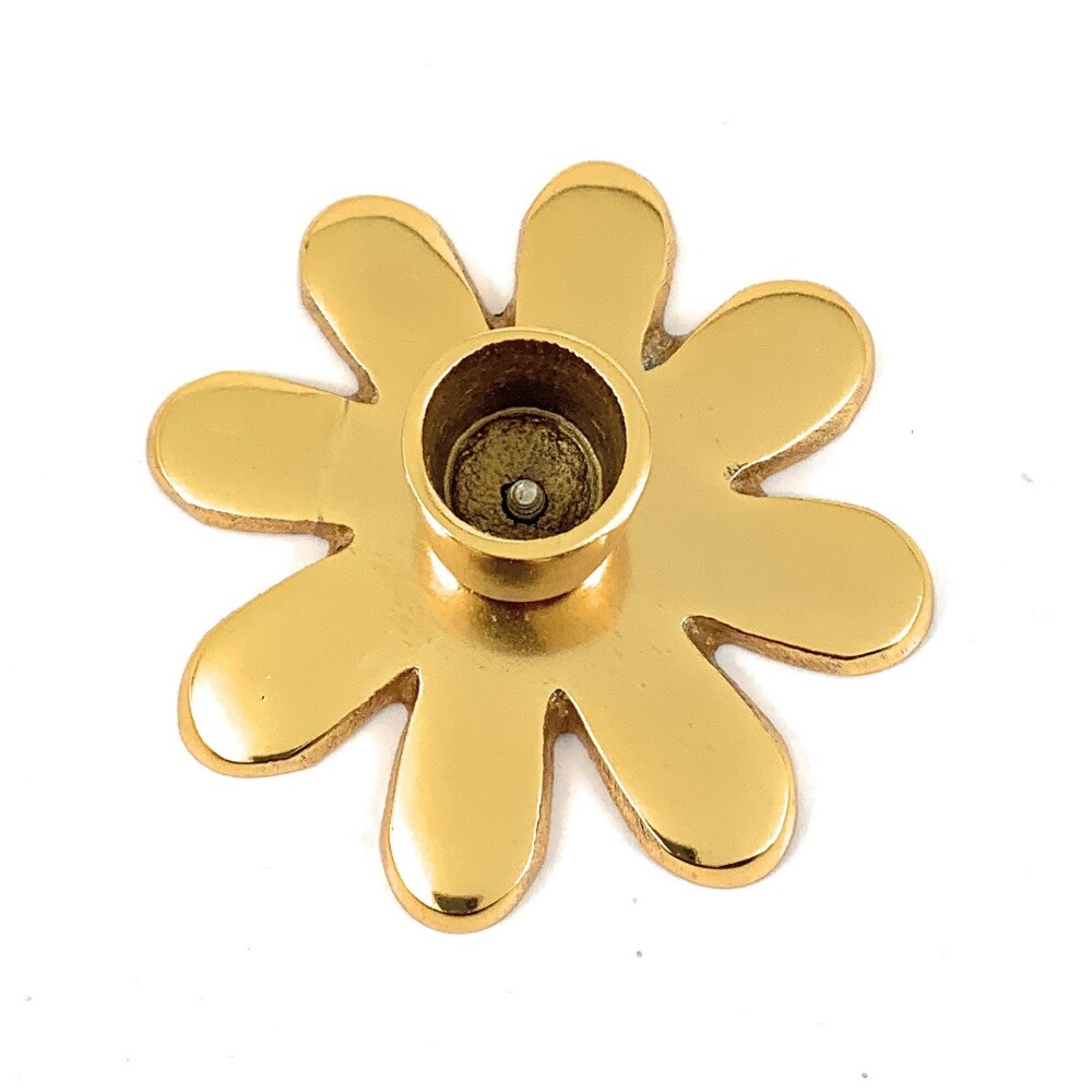 gold candle dish