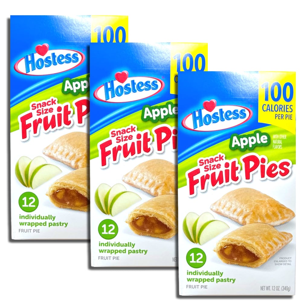 Hostess Snack Size 100 Calorie Mini Fruit Pies | 12 Count