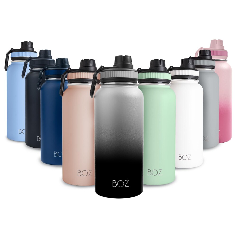 BOZ Bottles Stainless Steel Water Bottle - Vaccum Insulated