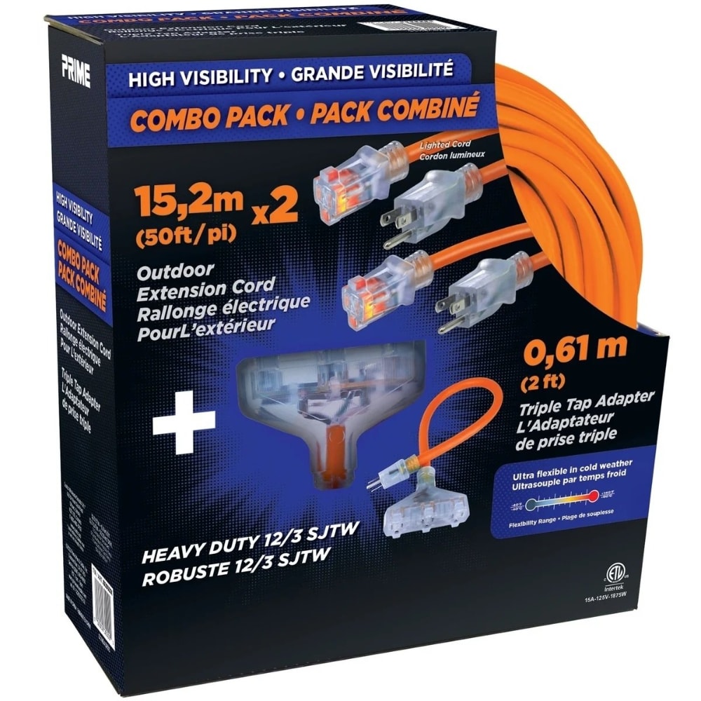 12 in. Heavy-Duty Cord in Blue (4-Pack)