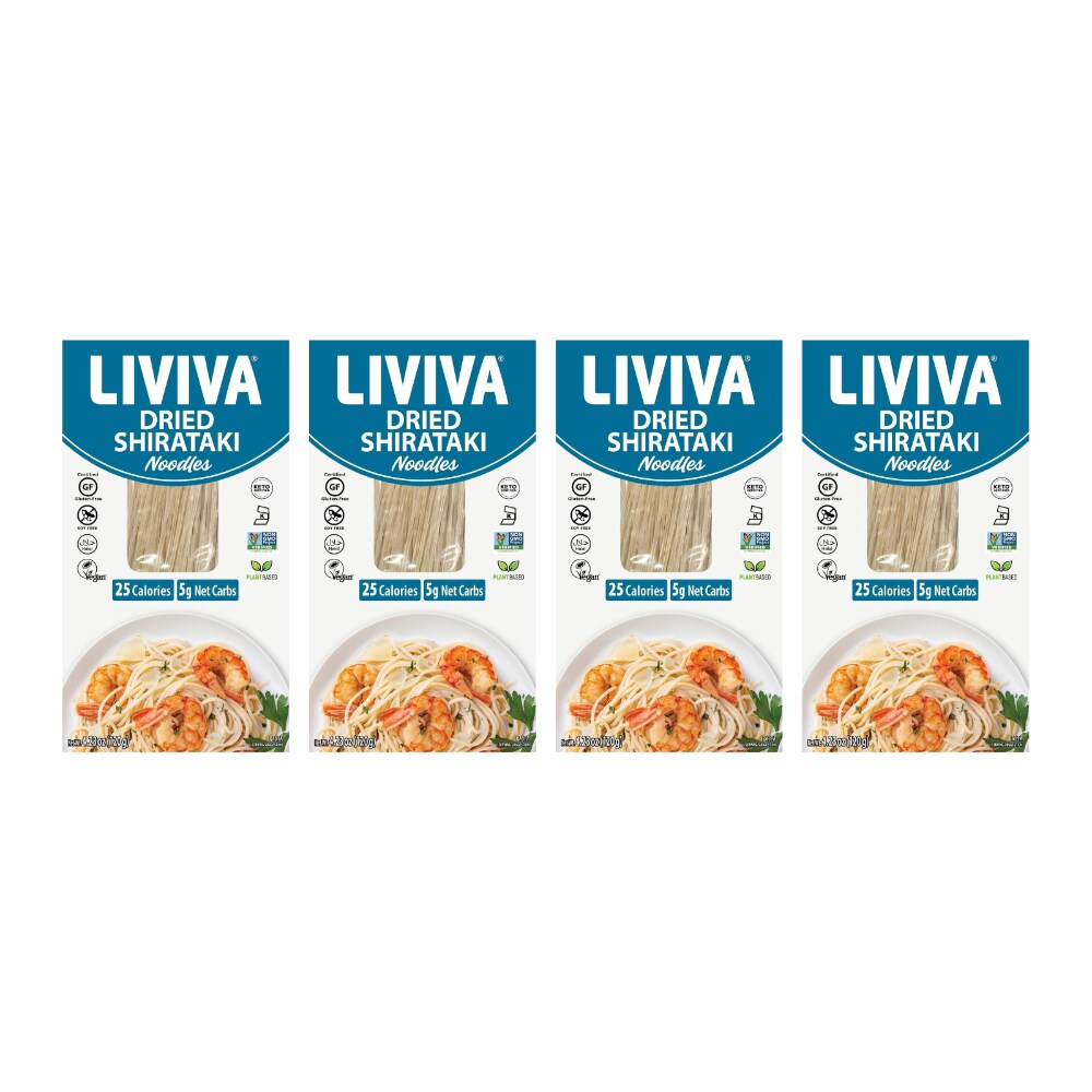Liviva Dried Shirataki Noodles, 4 ct/120 g - Kroger