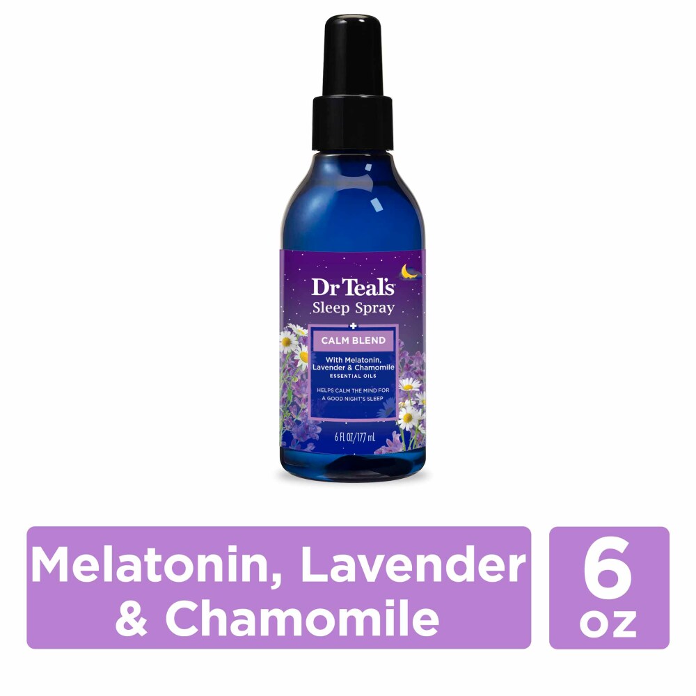 Dr Teal's Sleep Spray Sleep Spray with Melatonin & Essenstial Oils to promote a better night sleep By Dr Teal's - 6 oz Dr Teal's Sleep Spray Sleep Spray with Melatonin & Essenstial Oils to promote a better night sleep By Dr Teal's - 6 oz