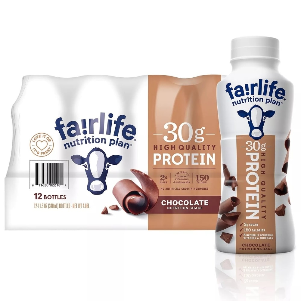Fairlife Nutrition Plan Chocolate, 11.5 Fluid Ounce (12 Pack)