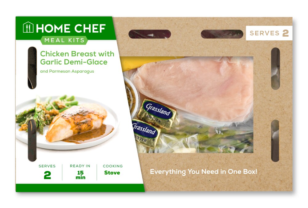 King Soopers Home Chef Meal Kit Chicken Breast With Garlic Demi
