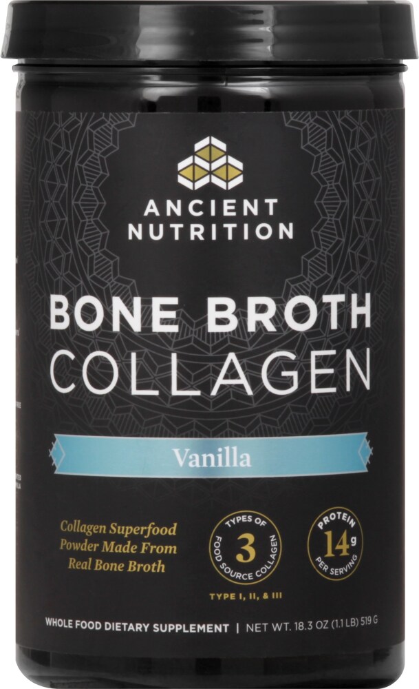 Pick N Save Ancient Nutrition Vanilla Bone Broth Collagen 18 3 Oz