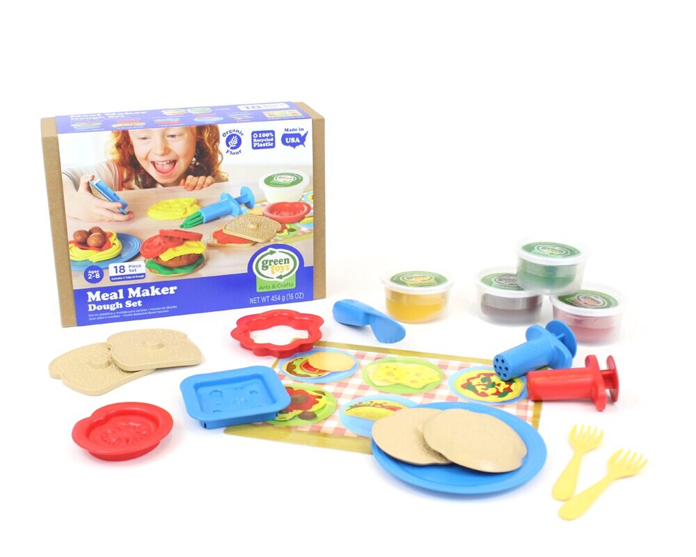 green toys tool essentials dough set