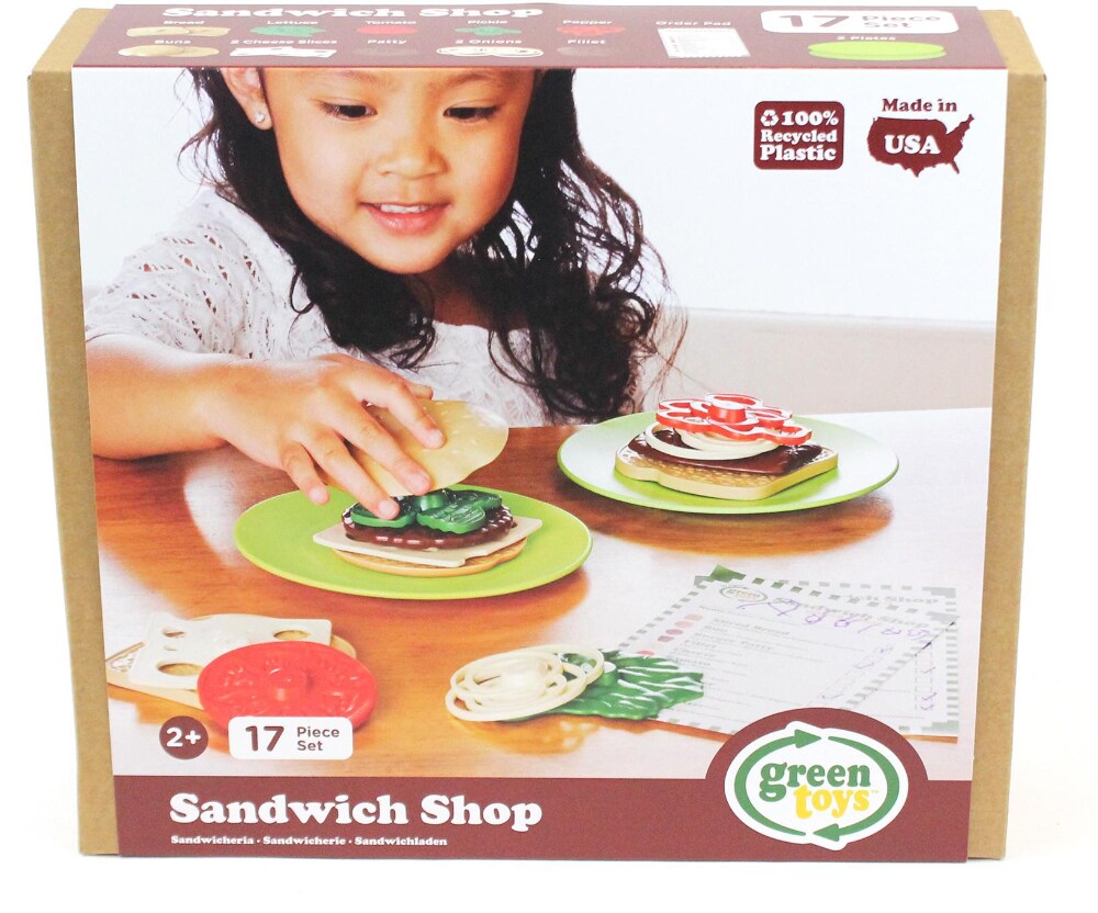 green toys play food