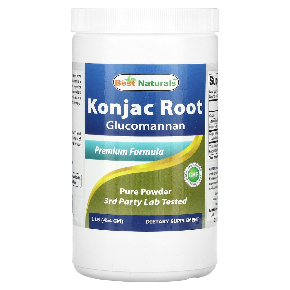 Best Naturals Konjac Root Glucomannan - 1 lb (454 g), 1 lb - Fry's ...