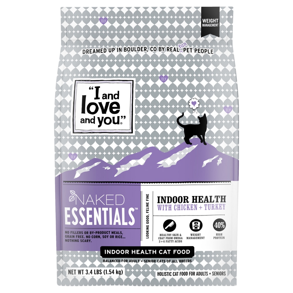 I and Love and You Naked Essentials Indoor Health Chicken & Turkey Dry Cat Food