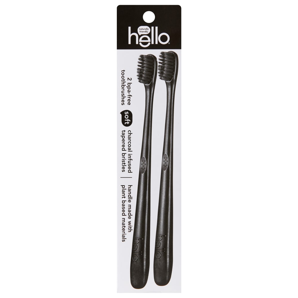 charcoal infused toothbrush