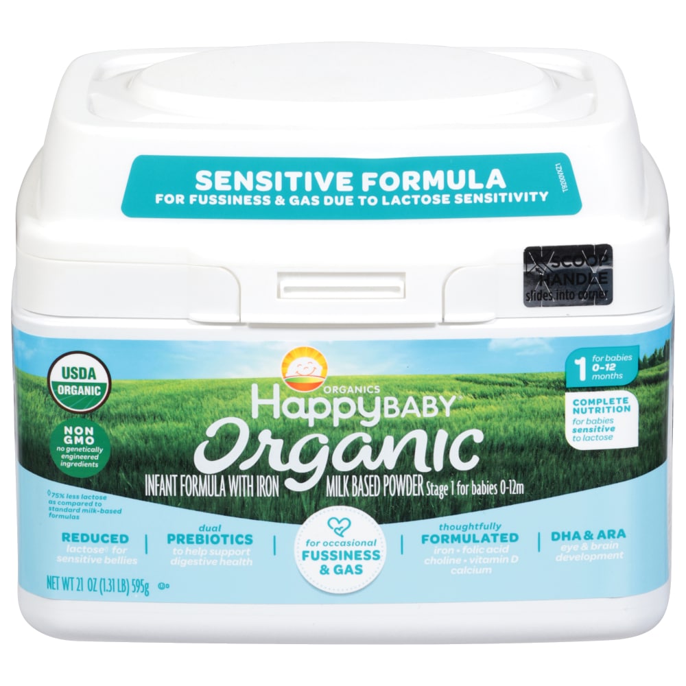 organic sensitive baby formula