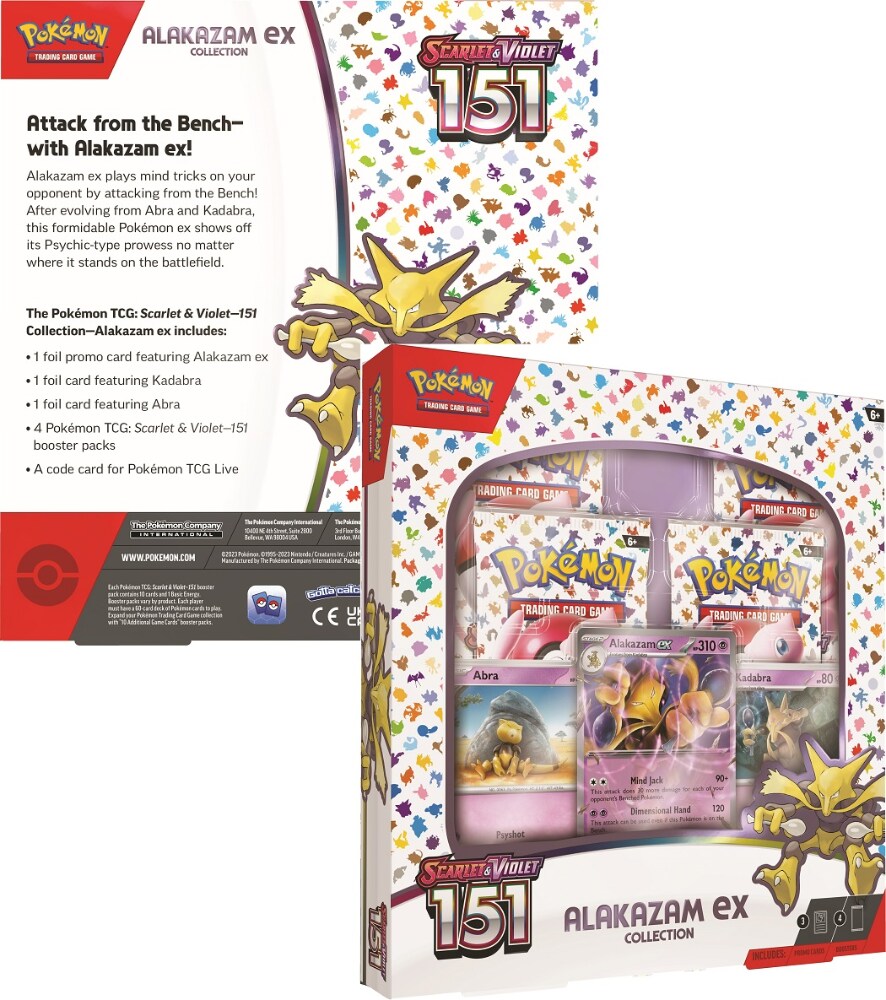 Pokemon SV3.5: Scarlet & Violet 151 Alakazam Ex Trading Card
