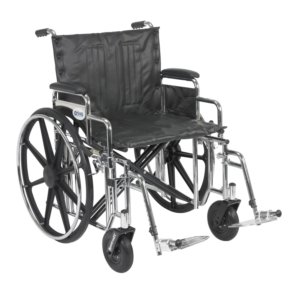 Sentra Extra Heavy Duty Wheelchair, Detachable Desk Arms, Swing away Footrests, 22 Sentra Extra Heavy Duty Wheelchair, Detachable Desk Arms, Swing away Footrests, 22