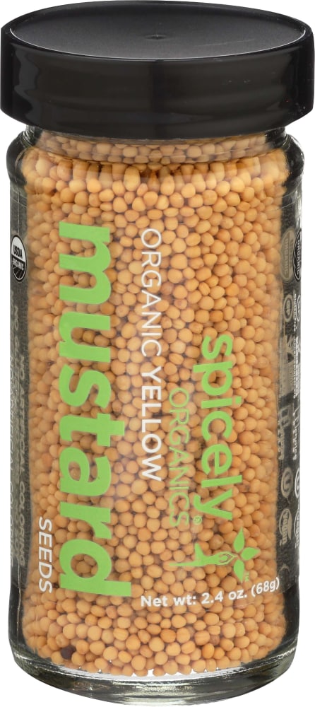 Spicely Organics Yellow Mustard Seeds Seasoning 2 4 Oz Pick N Save