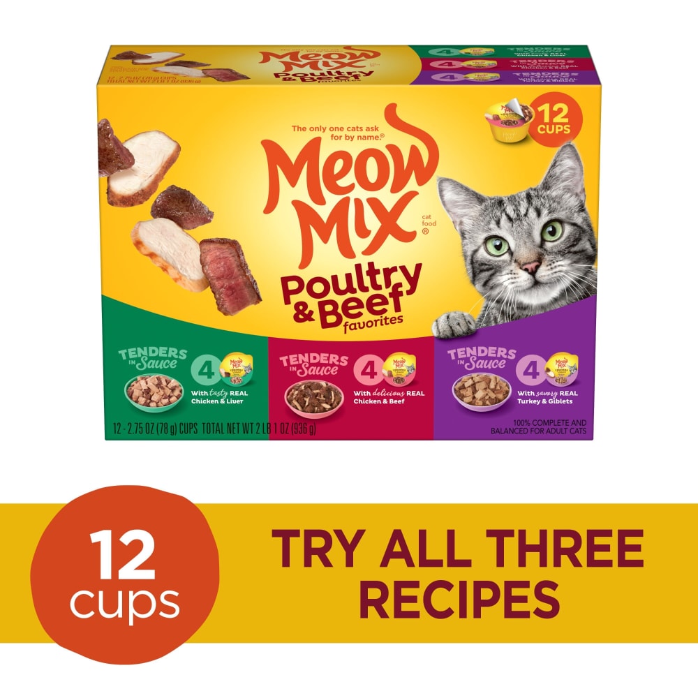 meow mix wet food nutrition