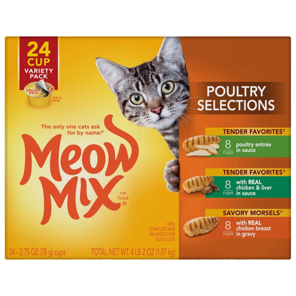 meow mix wet food