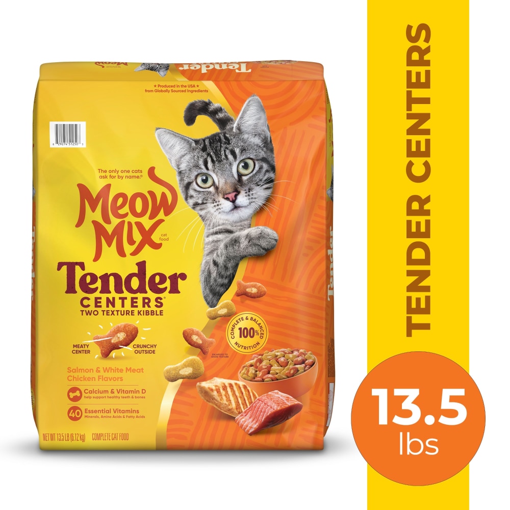 Meow Mix Brandclub Meow Mix Cat Food Tender Cuts Salmon White Meat Chicken