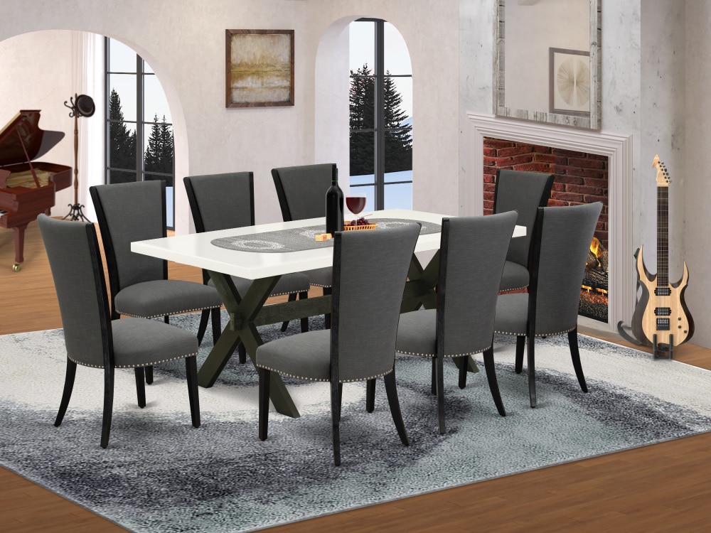 Dining table and chairs set 8 discount