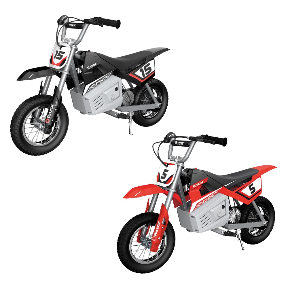 Razor Dirt Rocket Kid Electric Motorcycle Dirt Bike 1 Black MX400 1Red MX350 2 Piece Harris Teeter