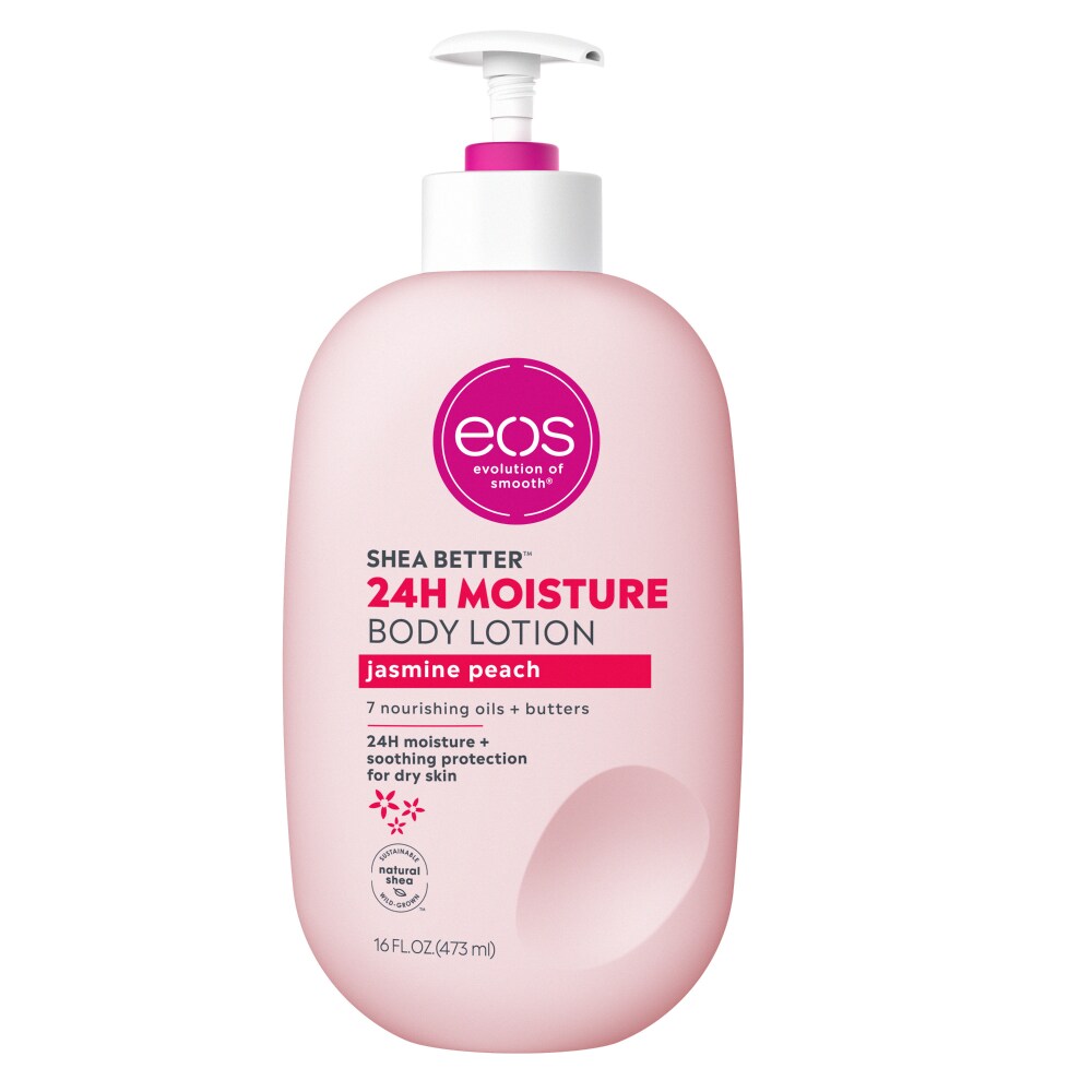 EOS Shea Better™ Body Lotion Jasmine Peach 24H Moisture, 16
