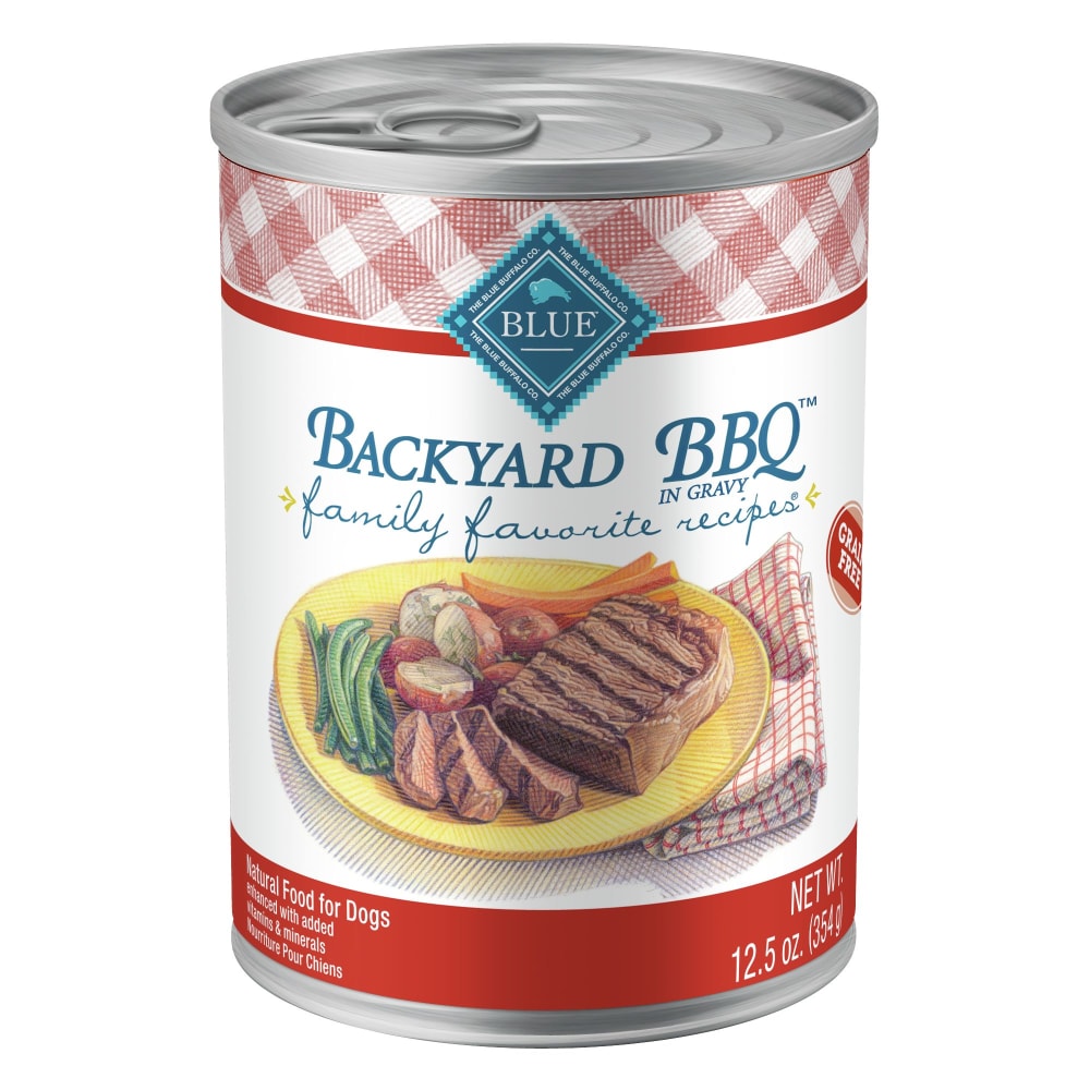 Blue Buffalo Family Favorite Recipes Backyard BBQ Canned Dog Food Blue Buffalo Family Favorite Recipes Backyard BBQ Canned Dog Food