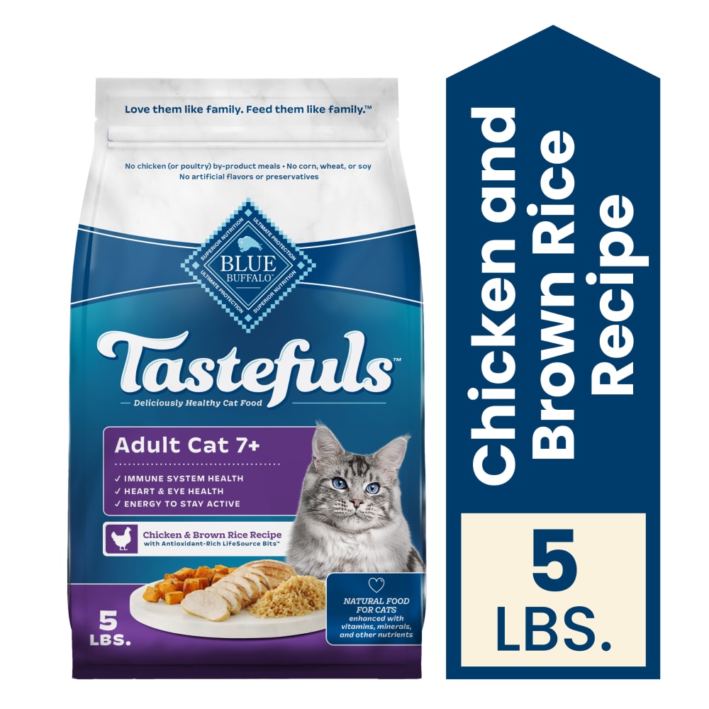 Blue Buffalo Tastefuls Natural Chicken Adult 7+ Dry Cat Food