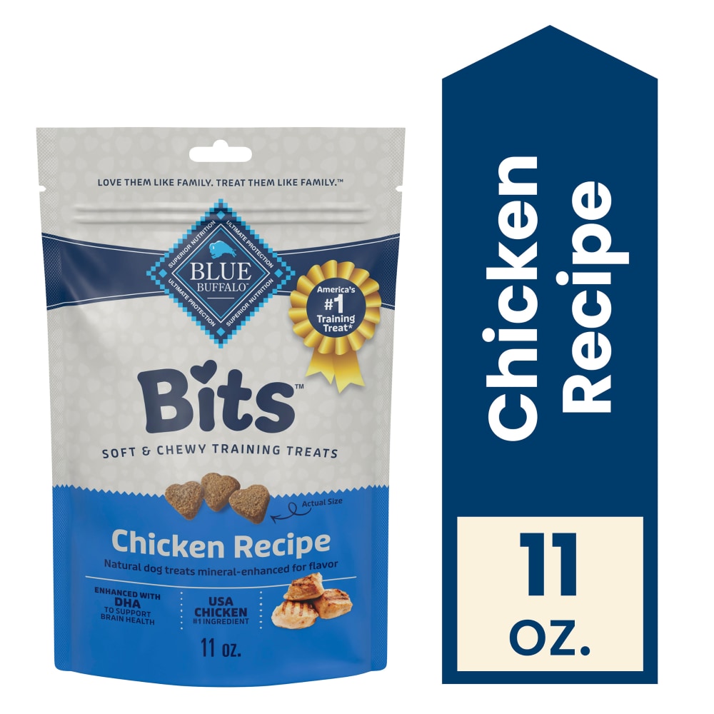 Blue Buffalo Bits Tasty Chicken Natural Soft-Moist Training Treats Blue Buffalo Bits Tasty Chicken Natural Soft-Moist Training Treats