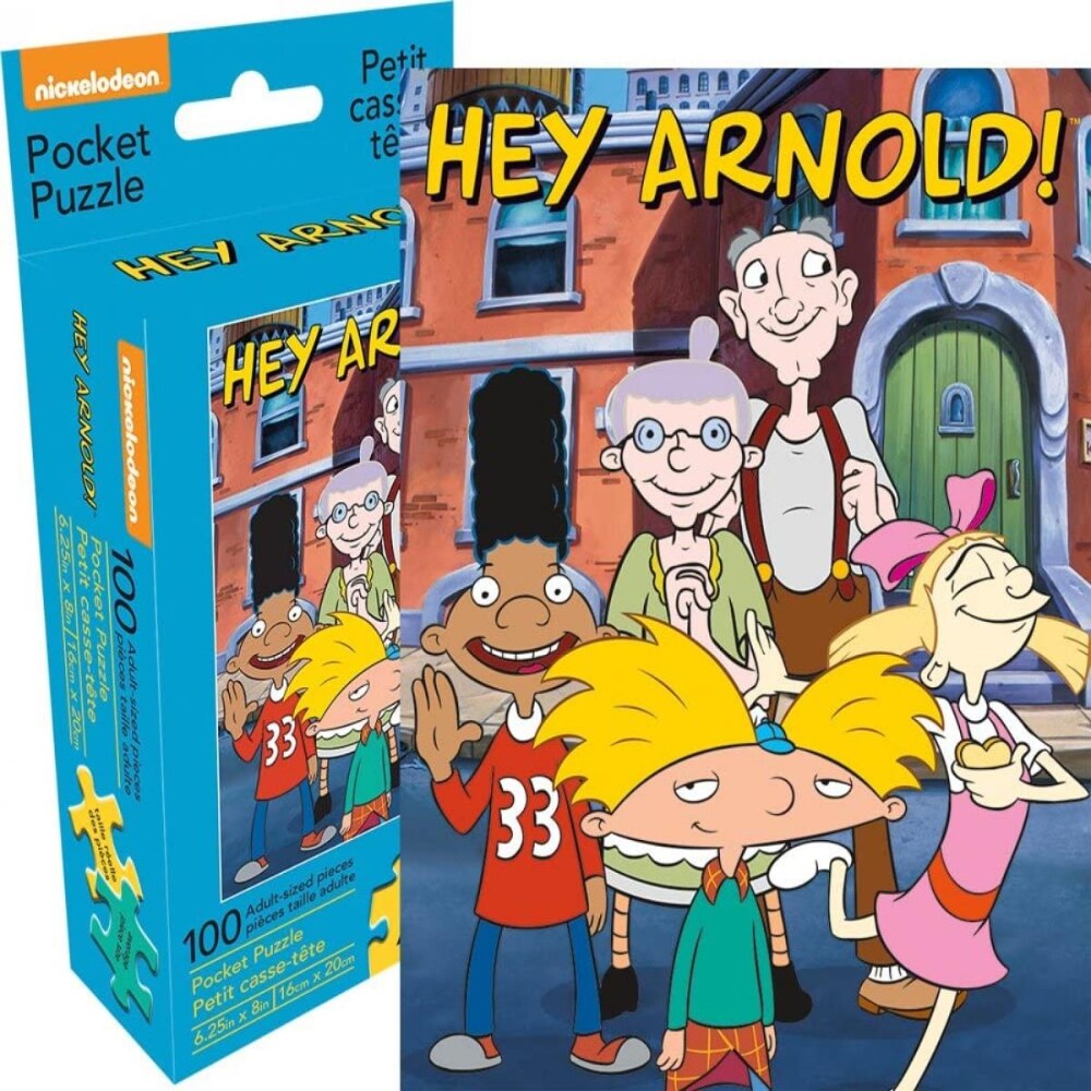 Nickelodeon 807758 Hey Arnold Group Adult Pocket Puzzle 100 Piece 1 Ralphs