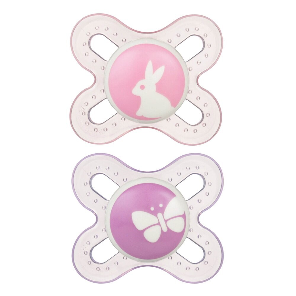 mam pacifier with stuffed animal
