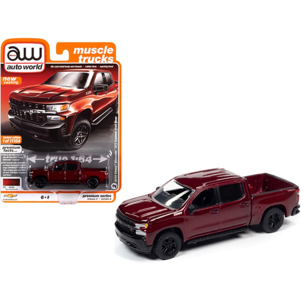 Autoworld 64262-AWSP043A 1-64 Scale 2019 Chevrolet Silverado
