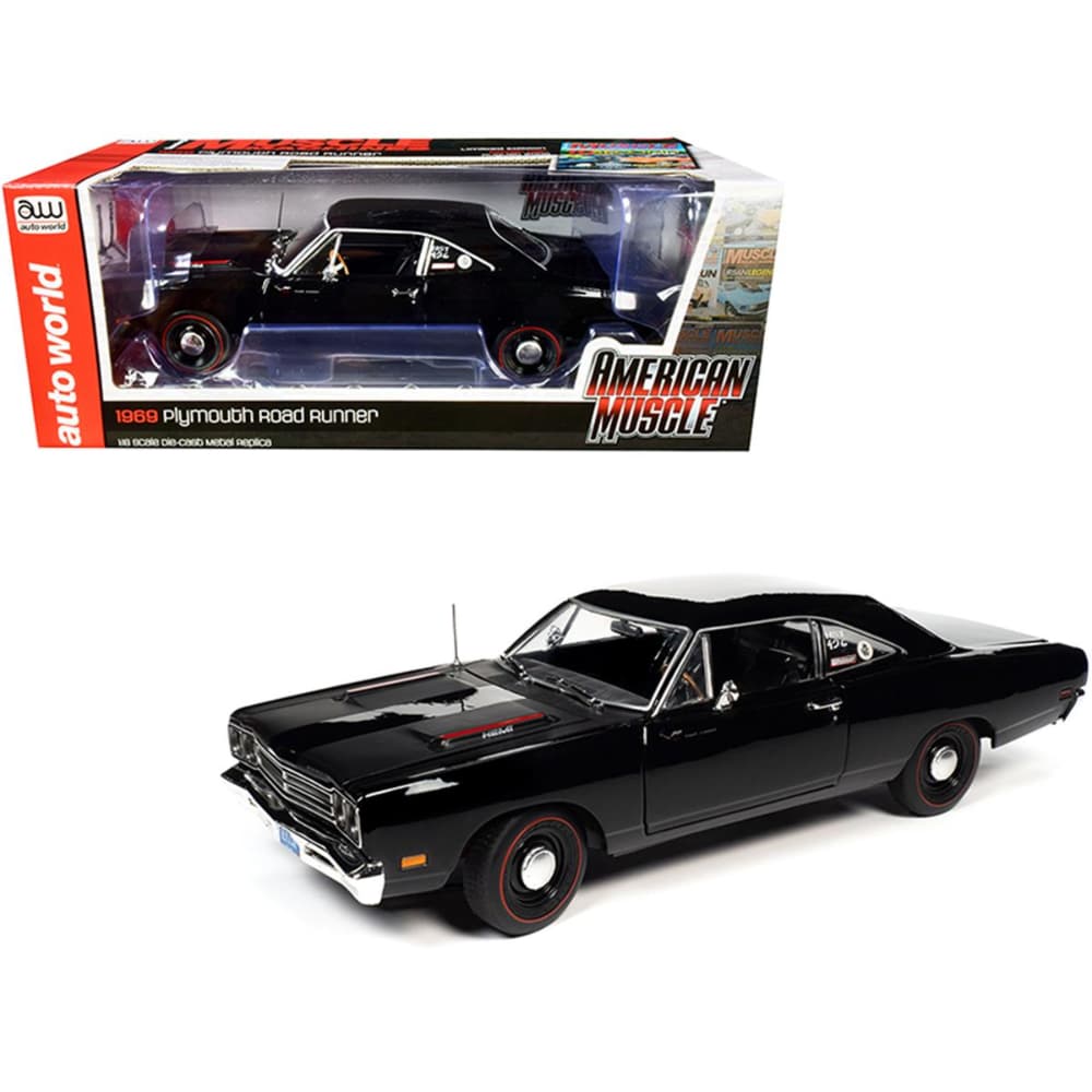 American Muscle [GMP] Plymouth Road Runner Blackbird [1/18