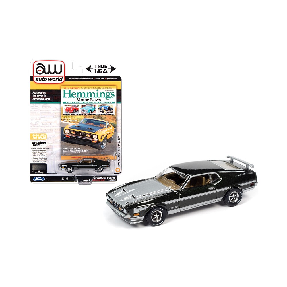 Danbury Mint 1971 Ford Mustang Boss 351 1:24 Diecast Model