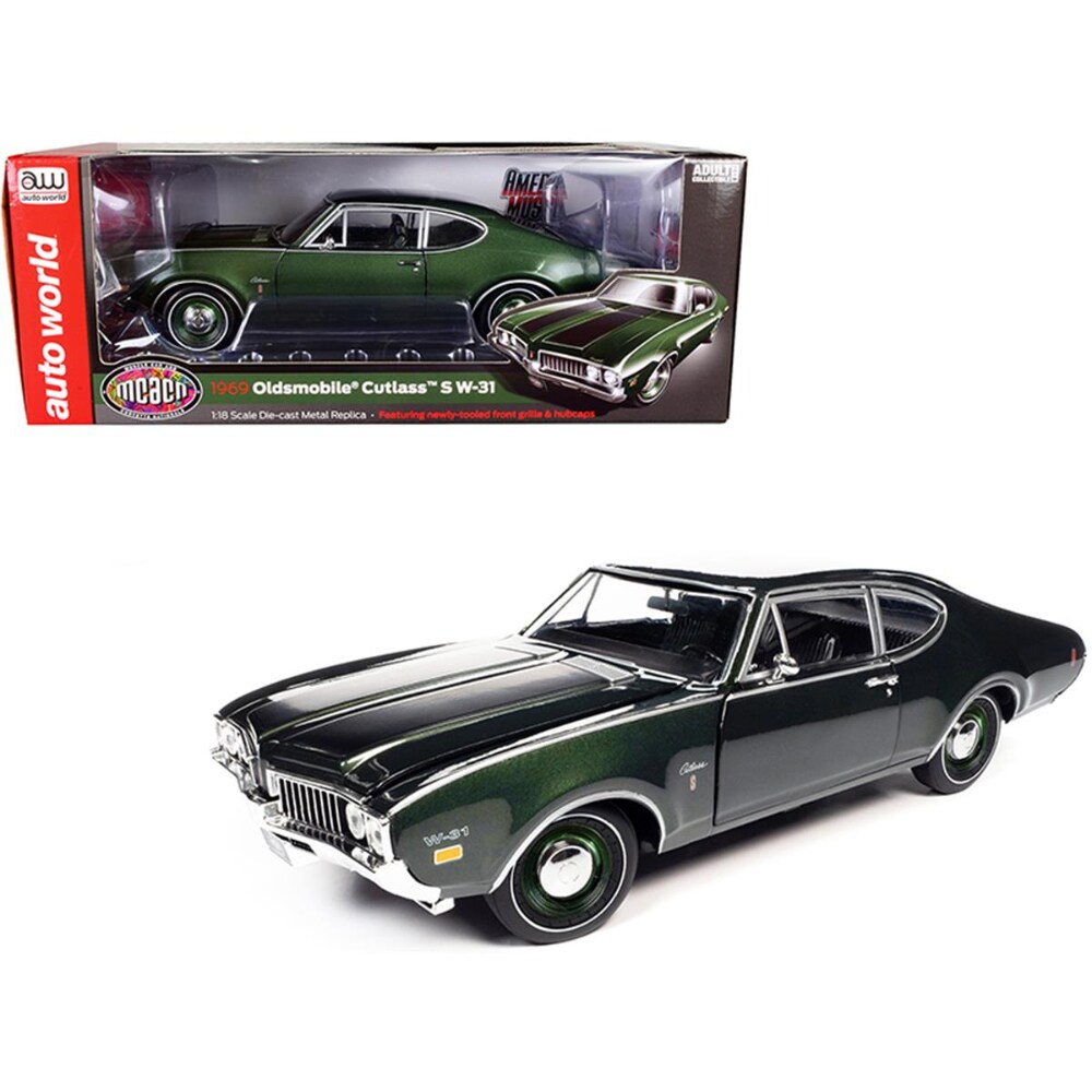 Autoworld AMM1271 1-18 Diecast 1969 Oldsmobile Cutlass S W