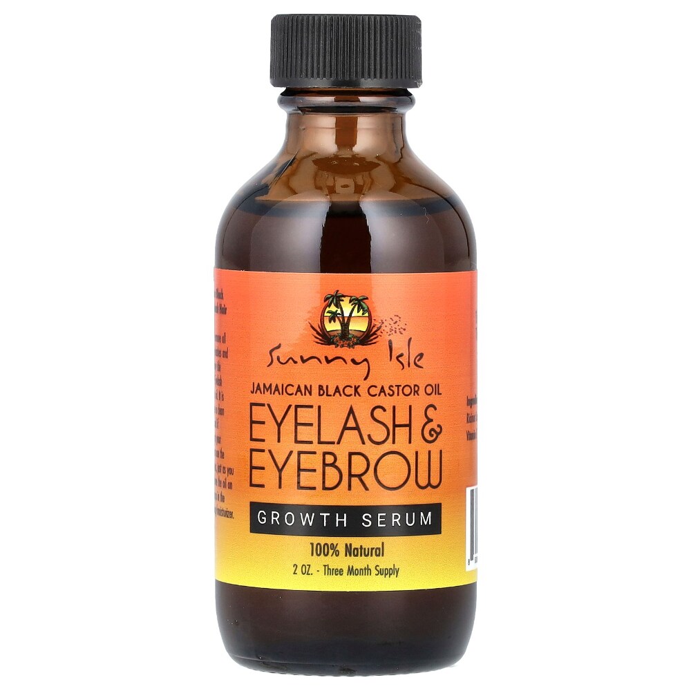 SUNNY ISLE Jamaican Black Castor Oil Eyelash & Eyebrow Growth Serum (2oz) SUNNY ISLE Jamaican Black Castor Oil Eyelash & Eyebrow Growth Serum (2oz)