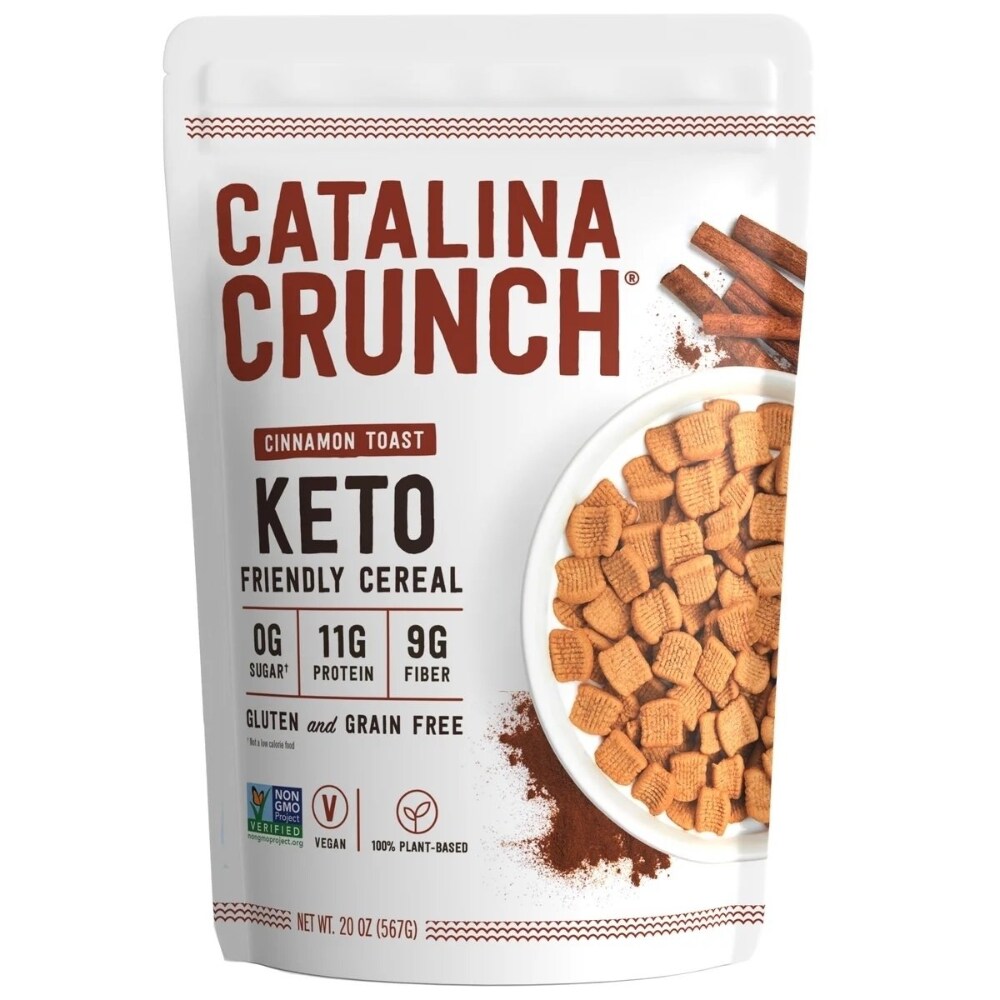 Catalina Crunch Cinnamon Toast Keto Friendly Cereal, 20 Ounce