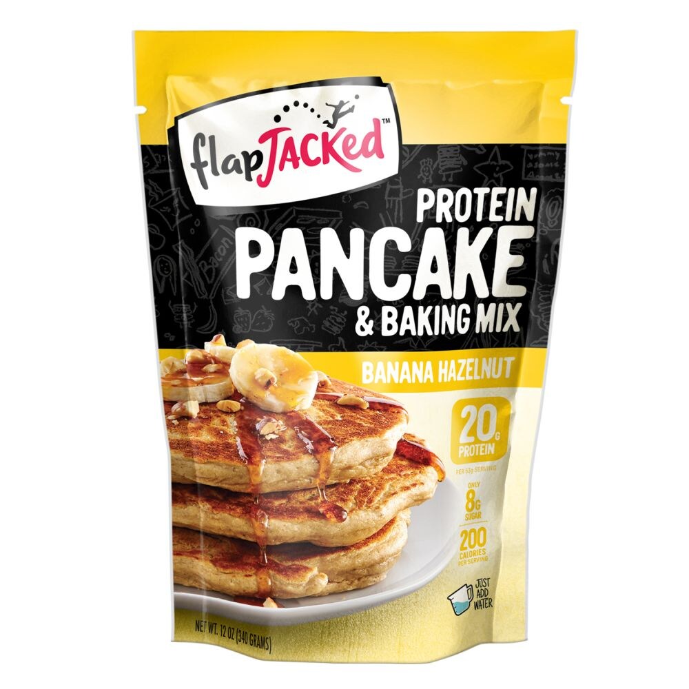 Kroger Flapjacked Banana Hazelnut Protein Pancake Baking Mix