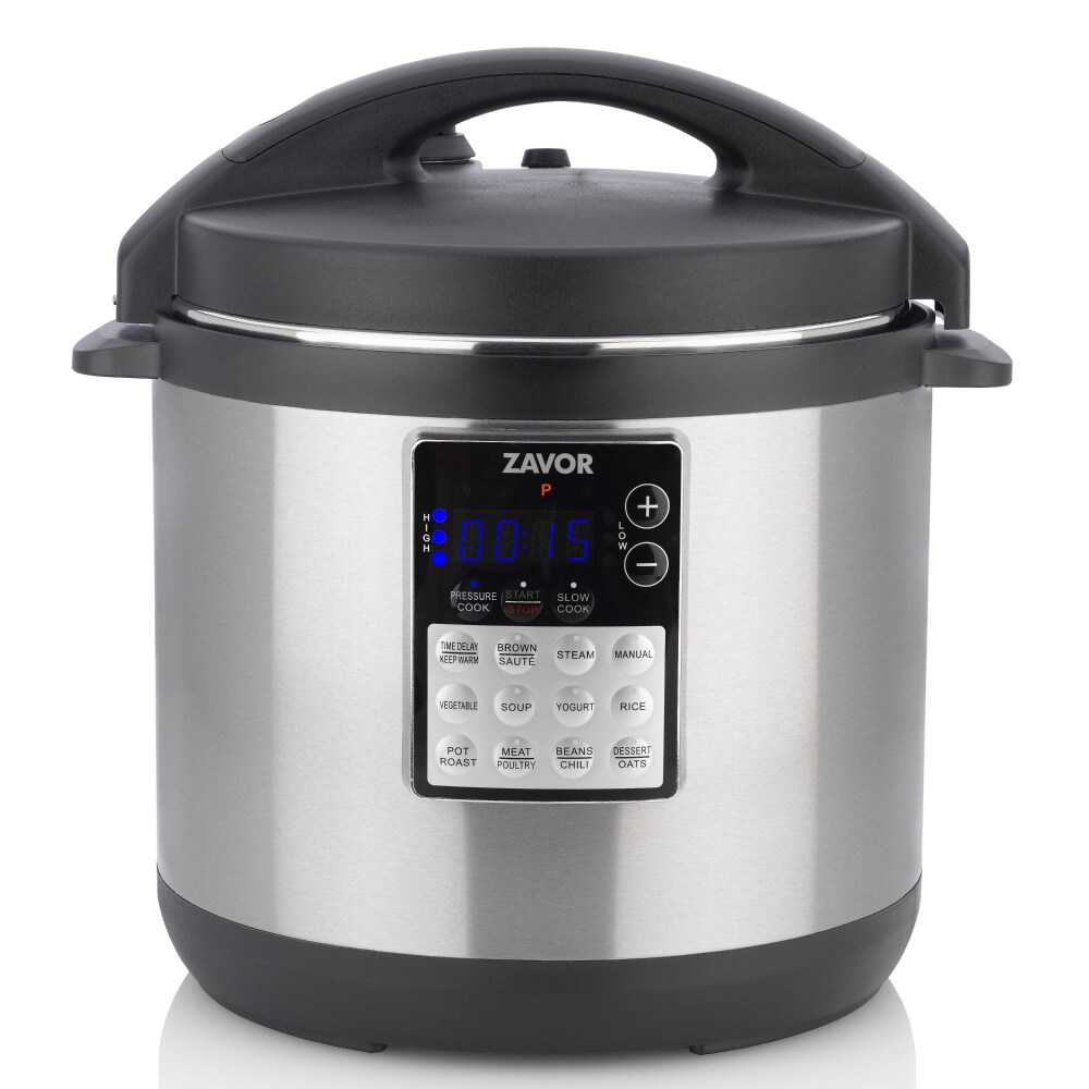 LUX EDGE 8 Qt. Stainless Steel Electric Pressure Cooker with Stainless Steel Cooking Pot LUX EDGE 8 Qt. Stainless Steel Electric Pressure Cooker with Stainless Steel Cooking Pot