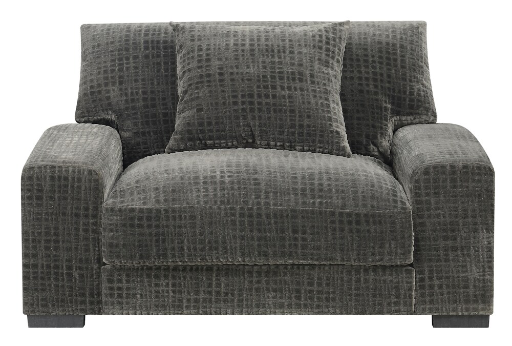 Fred Meyer Sitswell Serene Plush Oversized Chair Gunmetal 1 Ct