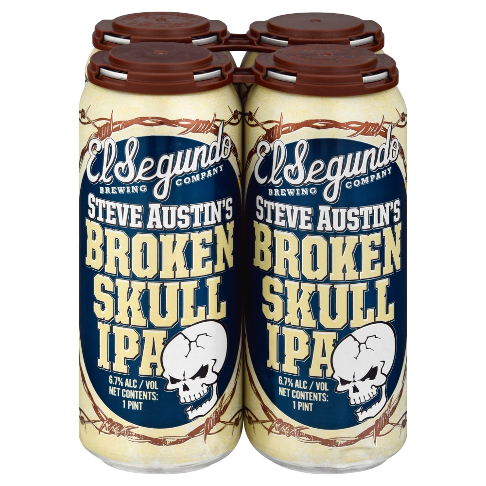 El Segundo Brewing Company Steve Austin's Broken Skull IPA