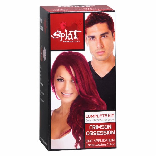 King Soopers Splat Crimson Obsession Complete Hair Color Kit 1 Ct