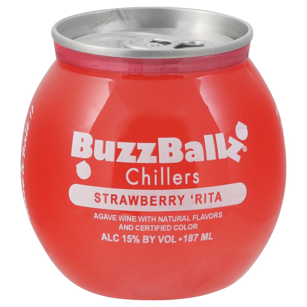 BuzzBallz® Chillers Strawberry Frozen Single Can, 6.32 fl oz