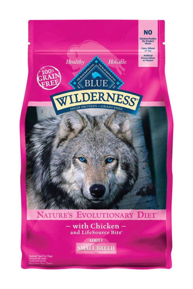 blue buffalo small breed chicken & rice dog food